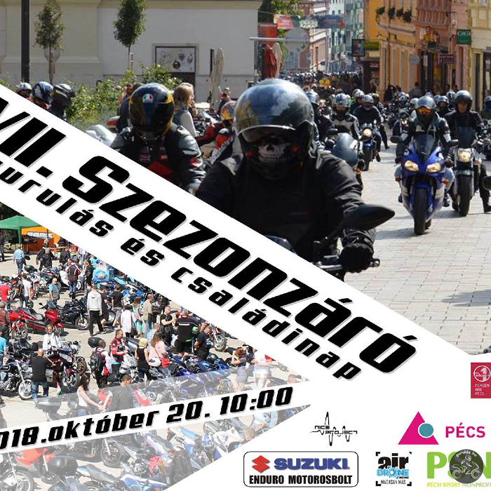 Pécs - VII. Szezonzáró Motoros Gurulás