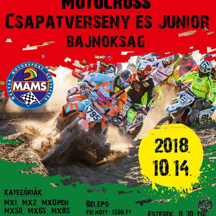 Nyílt Nemzeti Motocross Csapatverseny és Junior Ob, Monor